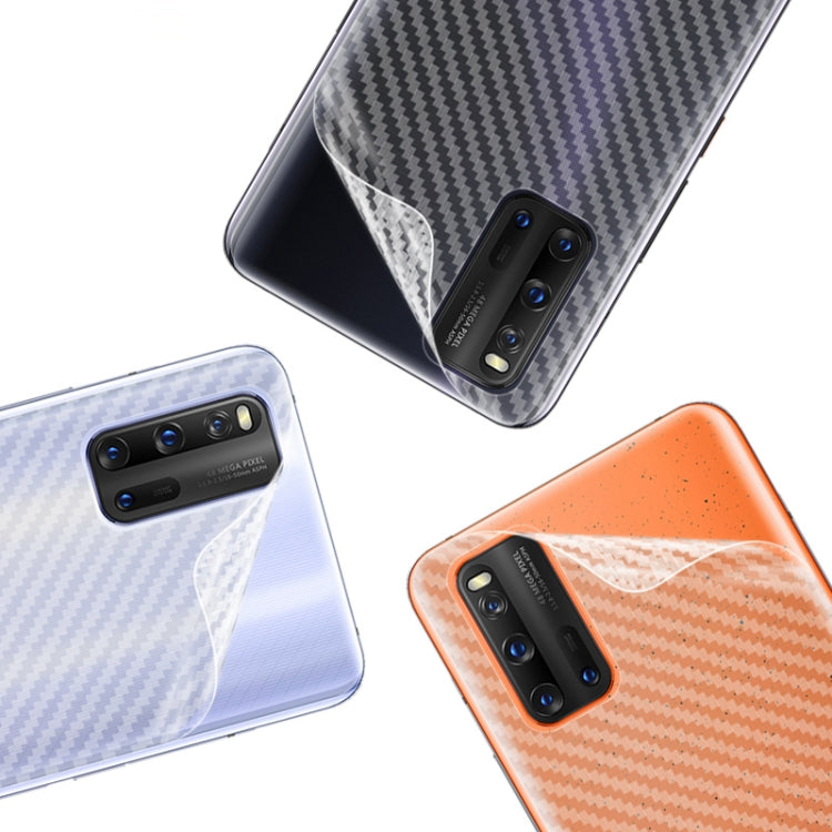 For Vivo iQOO3 5G IMAK Carbon Fiber Pattern PVC Back Protective Film