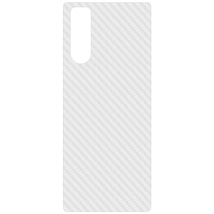 For Sony Xperia 5 IMAK Carbon Fiber Pattern PVC Back Protective Film