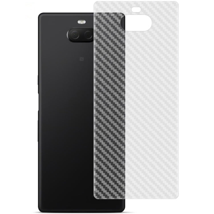 For Sony Xperia 10 IMAK Carbon Fiber Pattern PVC Back Protective Film