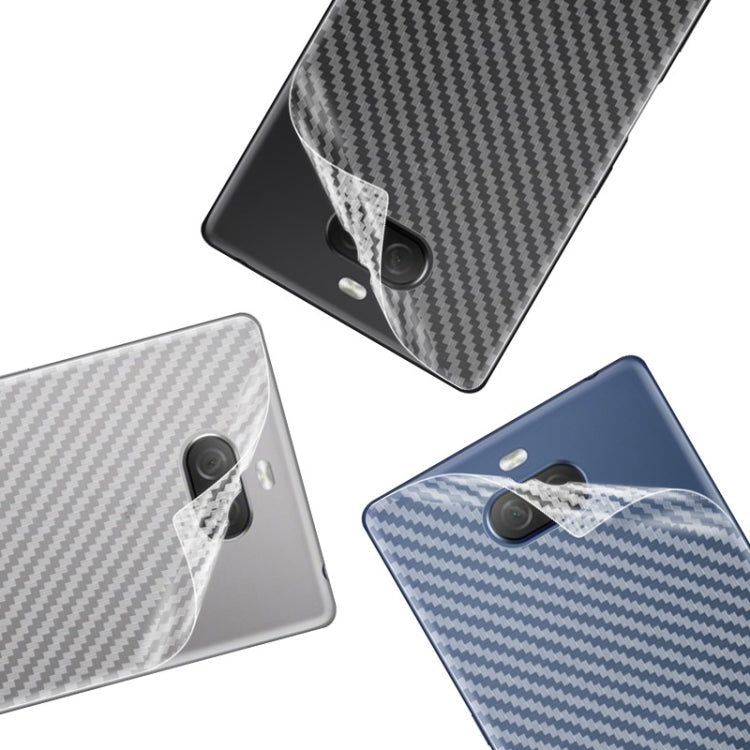 For Sony Xperia 10 IMAK Carbon Fiber Pattern PVC Back Protective Film
