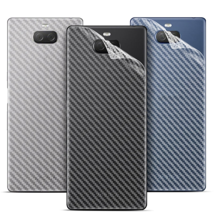 For Sony Xperia 10 IMAK Carbon Fiber Pattern PVC Back Protective Film