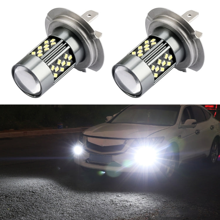 1 Pair H7 12V 7W Continuous Car LED Fog Light