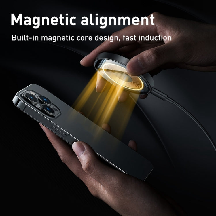 Benks W09 Transparent Magnetic Wireless Charger(Black)