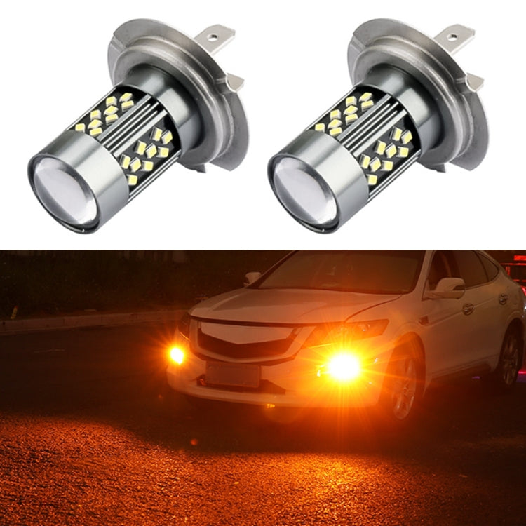 1 Pair H7 12V 7W Strobe Car LED Fog Light