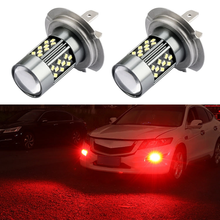 1 Pair H7 12V 7W Strobe Car LED Fog Light
