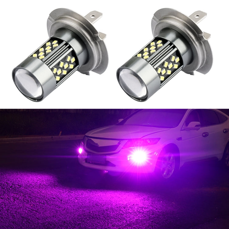 1 Pair H7 12V 7W Strobe Car LED Fog Light