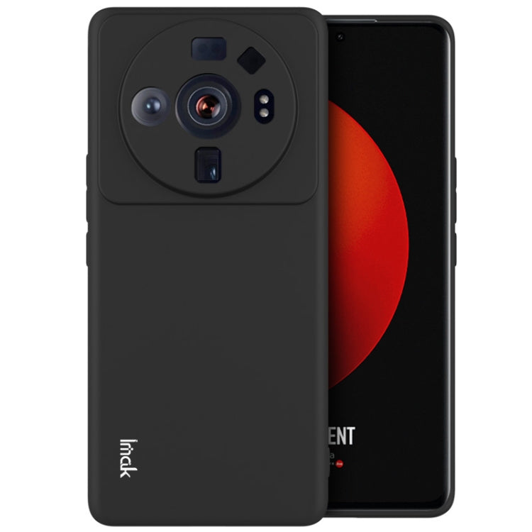 For Xiaomi 12S Ultra IMAK UC-3 Series Shockproof Frosted TPU Phone Case(Black)