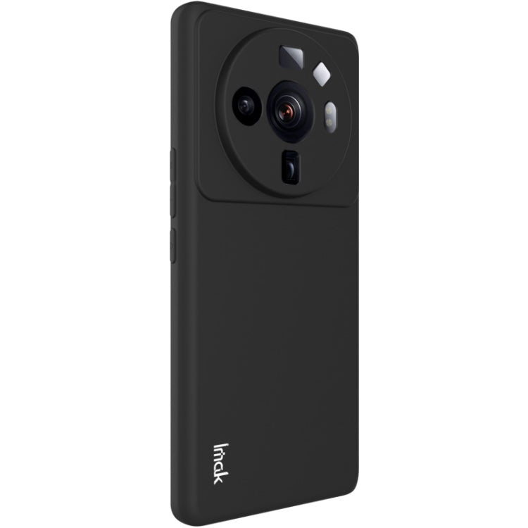 For Xiaomi 12S Ultra IMAK UC-3 Series Shockproof Frosted TPU Phone Case(Black)