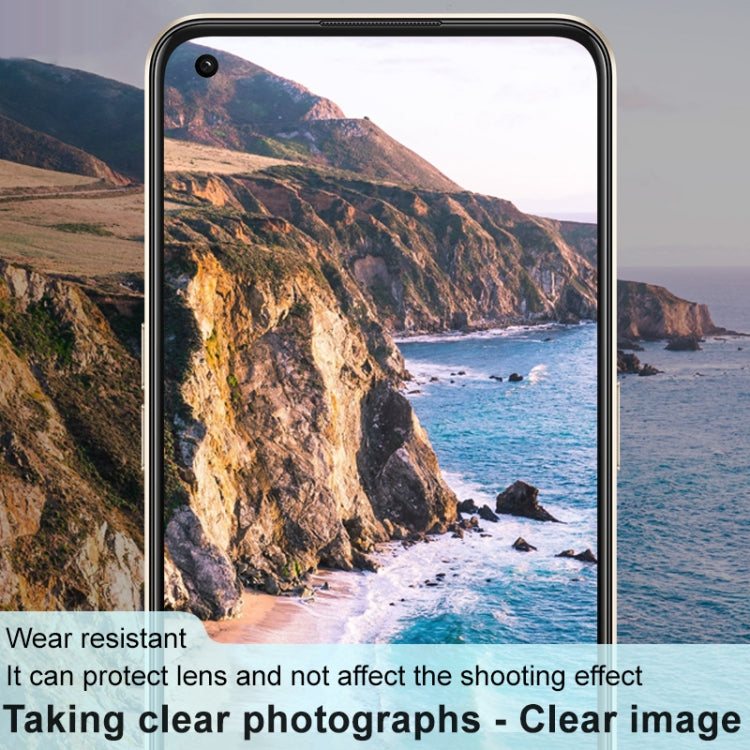 For OPPO Reno8 5G Global imak High Definition Integrated Glass Lens Film Black Version