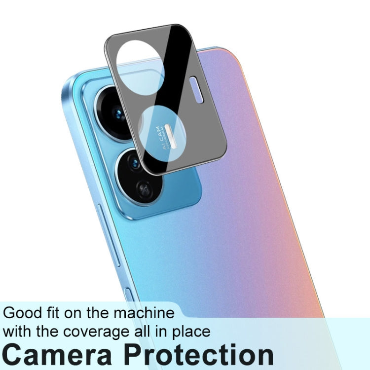 For vivo Y77 5G Global imak High Definition Integrated Glass Lens Film Black Version