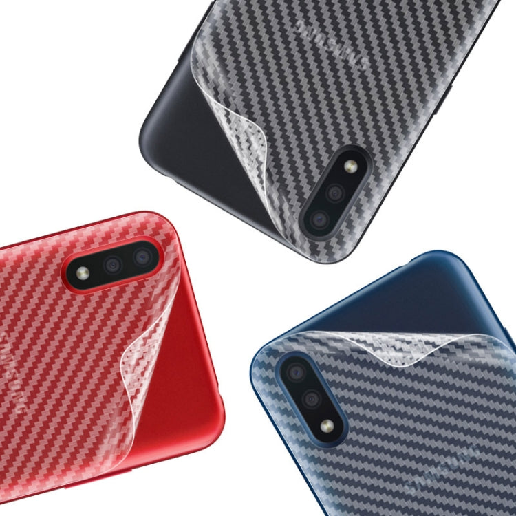 For Galaxy A01 IMAK Carbon Fiber Pattern PVC Back Protective Film