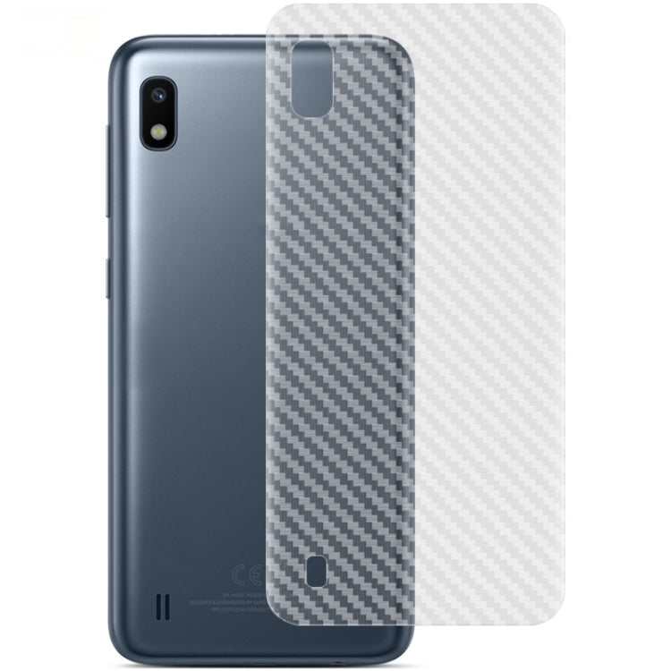 For Galaxy A10 IMAK Carbon Fiber Pattern PVC Back Protective Film