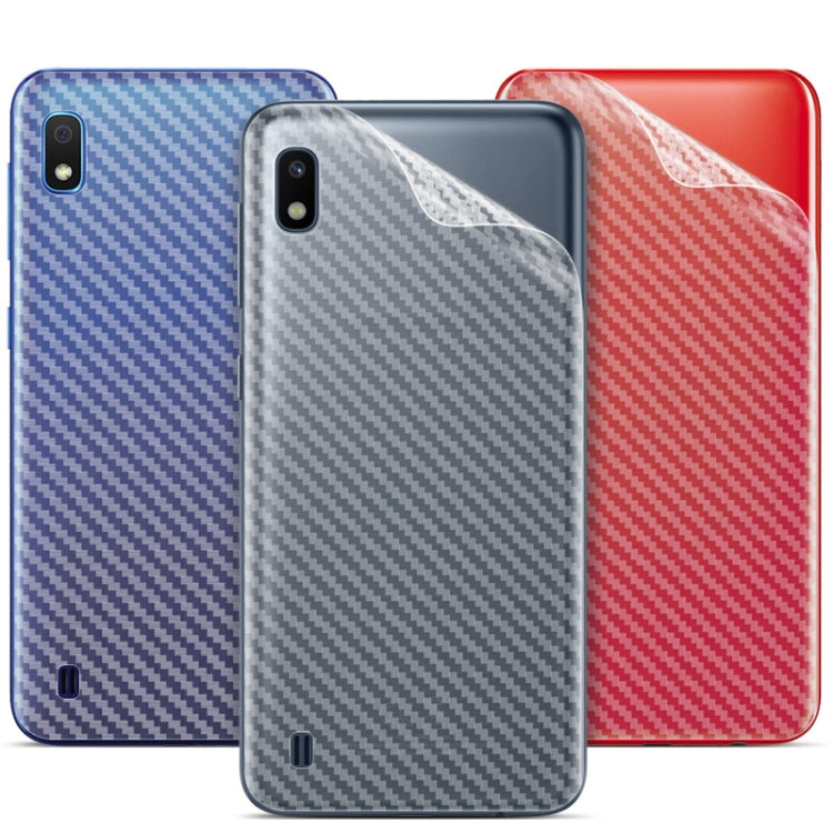 For Galaxy A10 IMAK Carbon Fiber Pattern PVC Back Protective Film