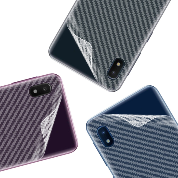 For Galaxy A10e IMAK Carbon Fiber Pattern PVC Back Protective Film