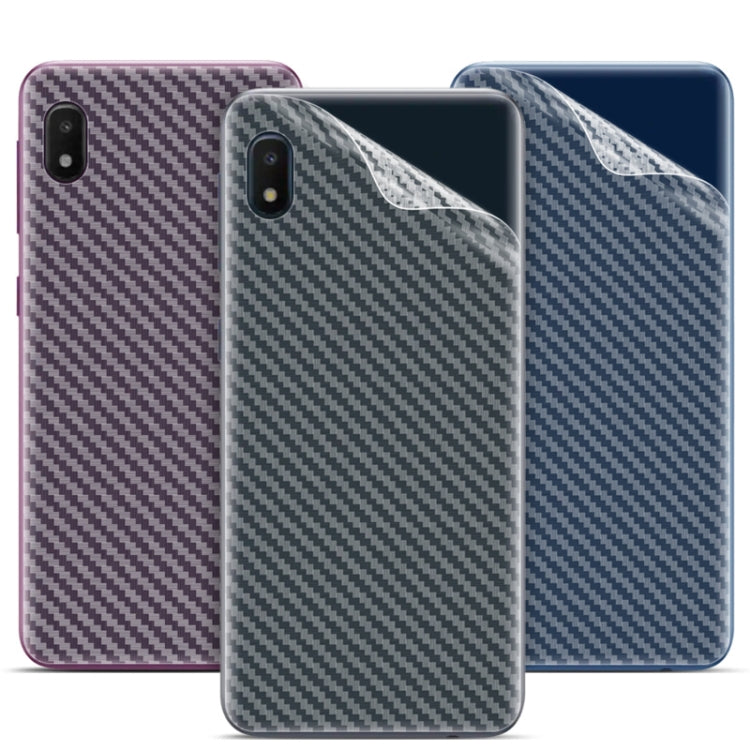 For Galaxy A10e IMAK Carbon Fiber Pattern PVC Back Protective Film