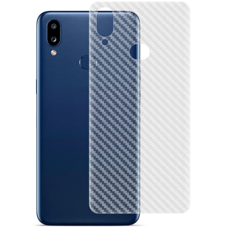 For Galaxy A10s IMAK Carbon Fiber Pattern PVC Back Protective Film