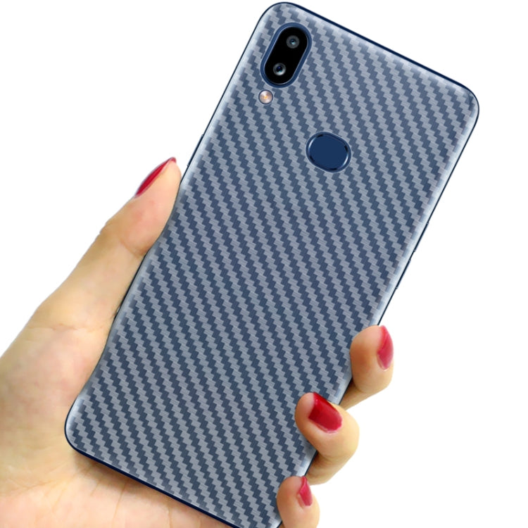 For Galaxy A10s IMAK Carbon Fiber Pattern PVC Back Protective Film