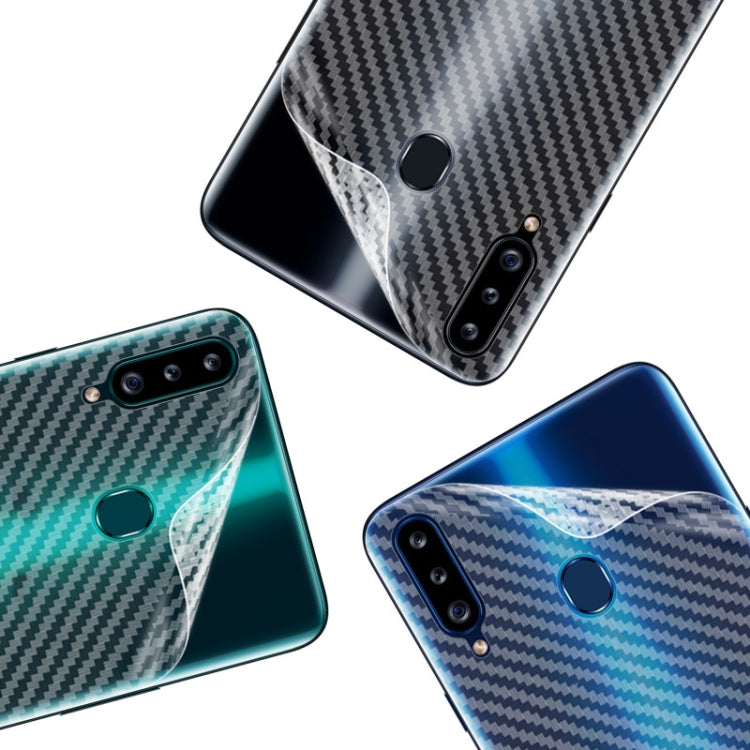 For Galaxy A20s IMAK Carbon Fiber Pattern PVC Back Protective Film