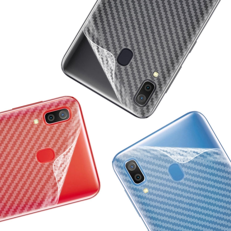 For Galaxy A30 IMAK Carbon Fiber Pattern PVC Back Protective Film