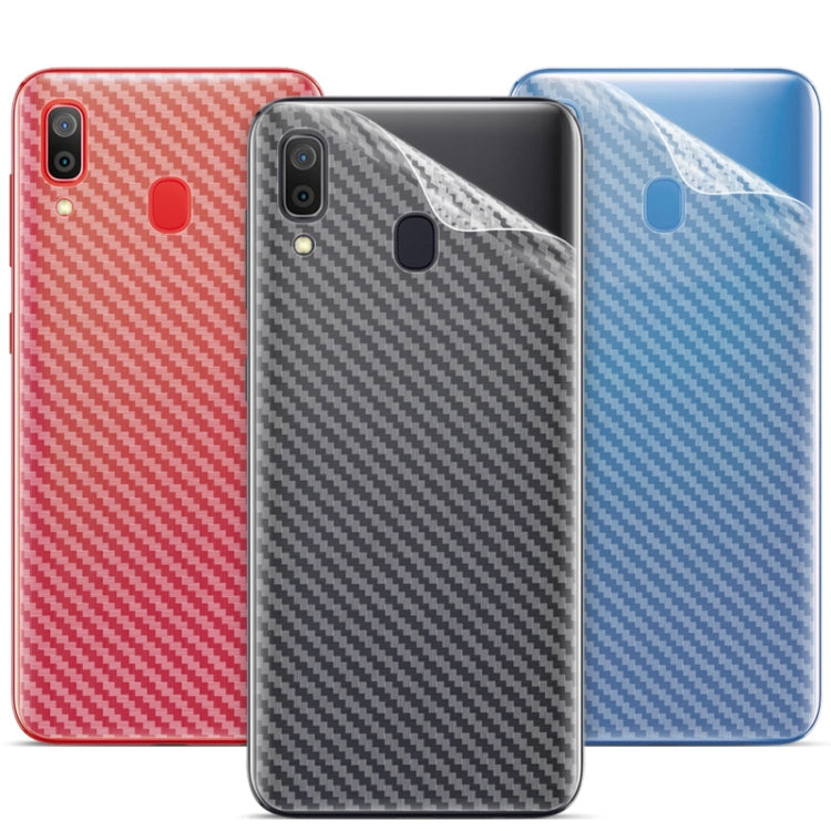 For Galaxy A30 IMAK Carbon Fiber Pattern PVC Back Protective Film
