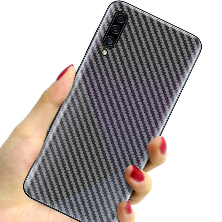 For Galaxy A30s IMAK Carbon Fiber Pattern PVC Back Protective Film