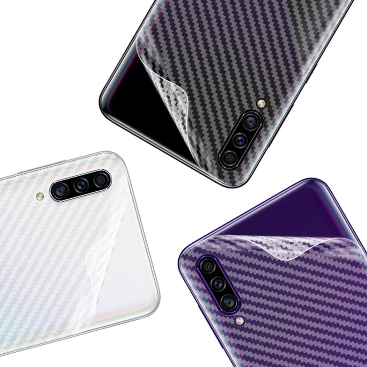 For Galaxy A30s IMAK Carbon Fiber Pattern PVC Back Protective Film