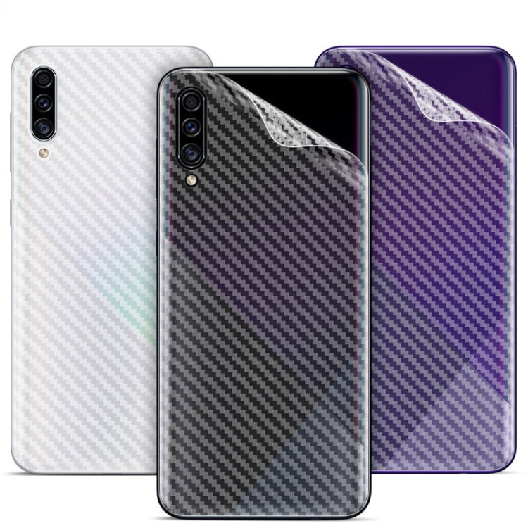 For Galaxy A30s IMAK Carbon Fiber Pattern PVC Back Protective Film
