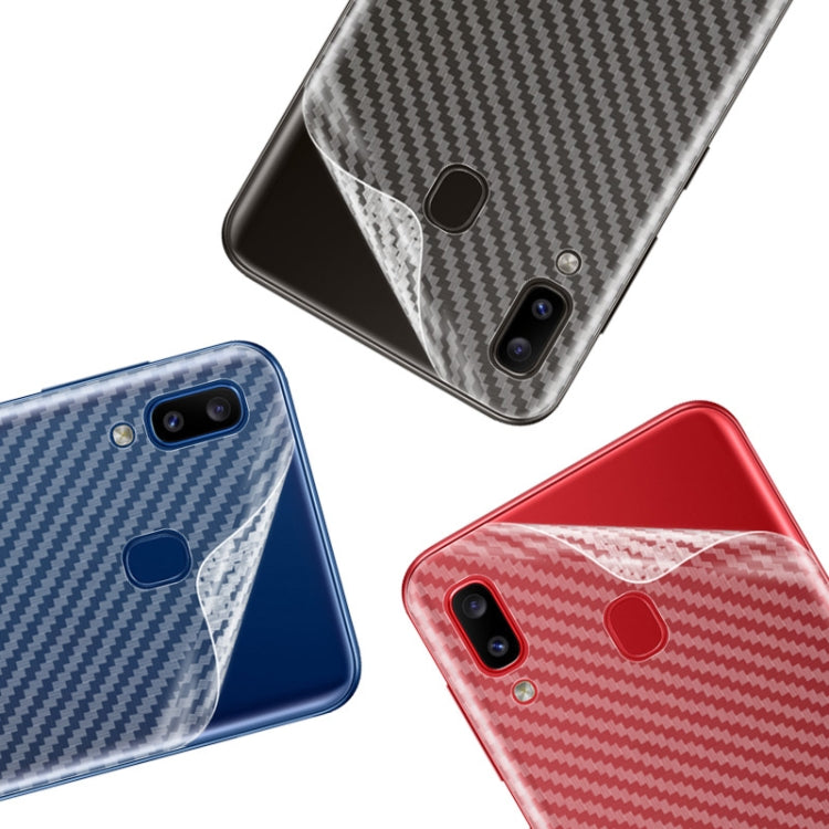 For Galaxy A40 IMAK Carbon Fiber Pattern PVC Back Protective Film