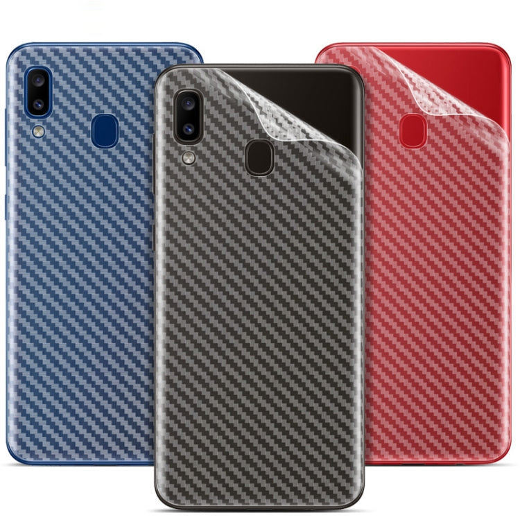 For Galaxy A40 IMAK Carbon Fiber Pattern PVC Back Protective Film