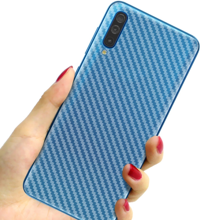For Galaxy A50 IMAK Carbon Fiber Pattern PVC Back Protective Film