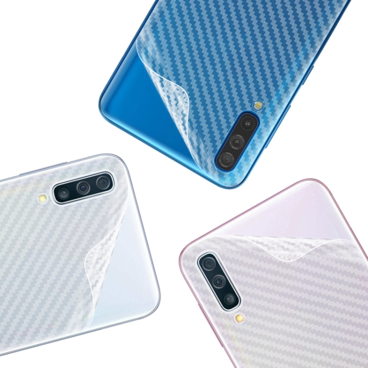 For Galaxy A50 IMAK Carbon Fiber Pattern PVC Back Protective Film