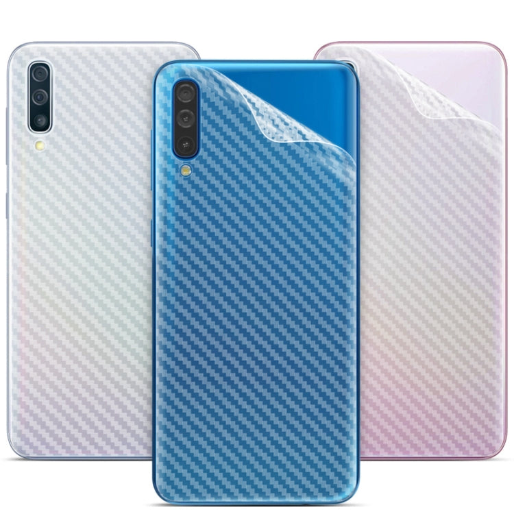 For Galaxy A50 IMAK Carbon Fiber Pattern PVC Back Protective Film