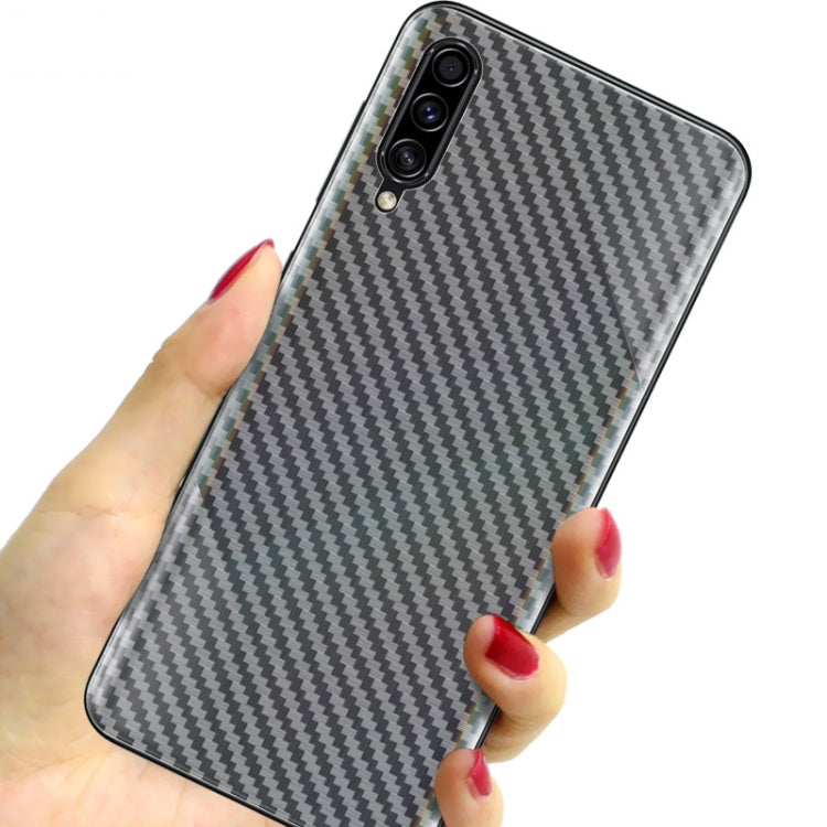 For Galaxy A50s IMAK Carbon Fiber Pattern PVC Back Protective Film