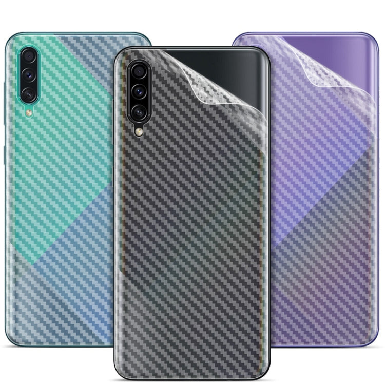 For Galaxy A50s IMAK Carbon Fiber Pattern PVC Back Protective Film