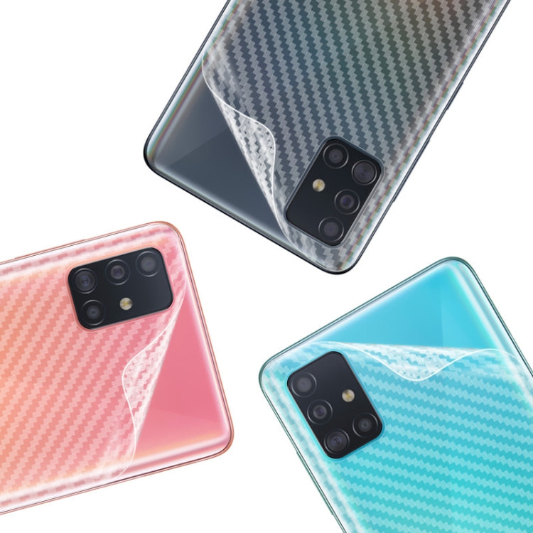 For Galaxy A51 IMAK Carbon Fiber Pattern PVC Back Protective Film