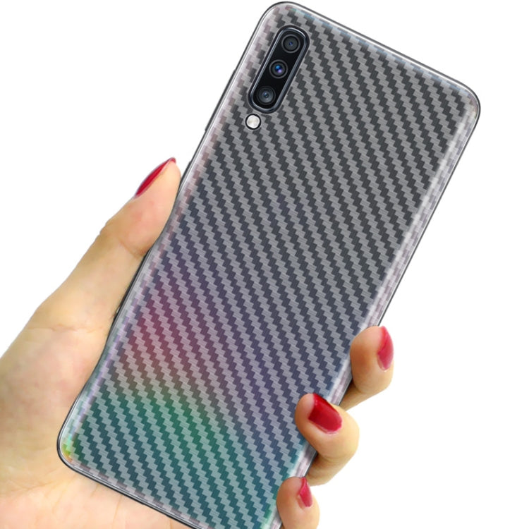 For Galaxy A70 IMAK Carbon Fiber Pattern PVC Back Protective Film