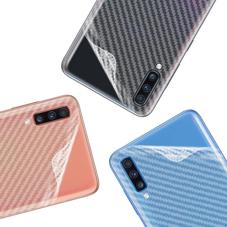 For Galaxy A70 IMAK Carbon Fiber Pattern PVC Back Protective Film