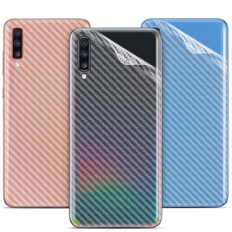 For Galaxy A70 IMAK Carbon Fiber Pattern PVC Back Protective Film