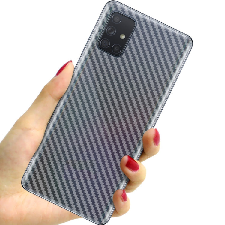 For Galaxy A71 IMAK Carbon Fiber Pattern PVC Back Protective Film