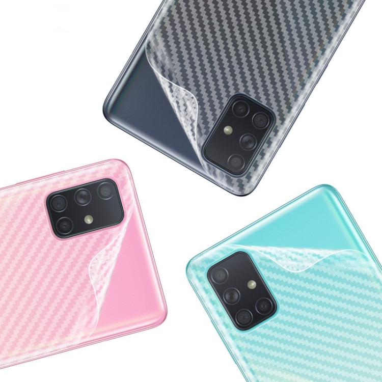 For Galaxy A71 IMAK Carbon Fiber Pattern PVC Back Protective Film