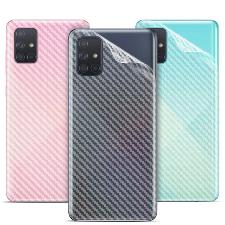 For Galaxy A71 IMAK Carbon Fiber Pattern PVC Back Protective Film