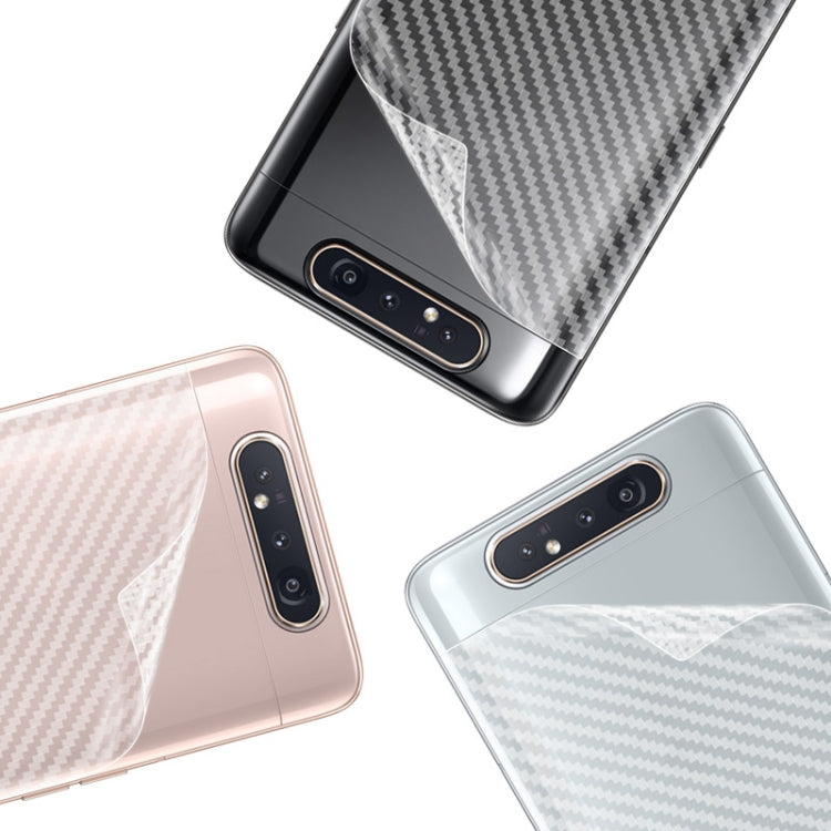 For Galaxy A80 IMAK Carbon Fiber Pattern PVC Back Protective Film