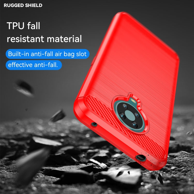 For Nokia 6.3 / 6.4 Brushed Texture Carbon Fiber TPU Phone Case