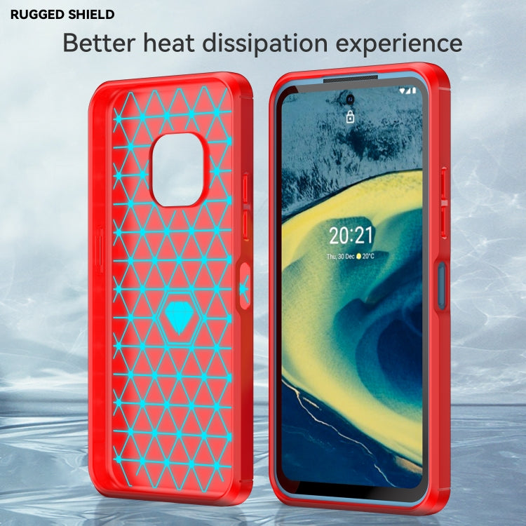 For Nokia XR20 Brushed Texture Carbon Fiber TPU Phone Case