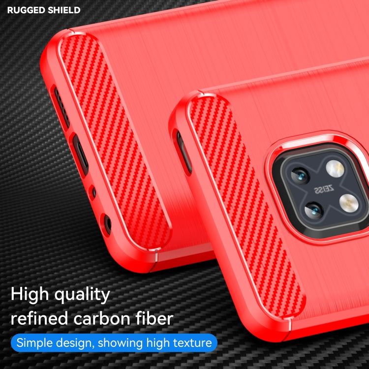 For Nokia XR20 Brushed Texture Carbon Fiber TPU Phone Case