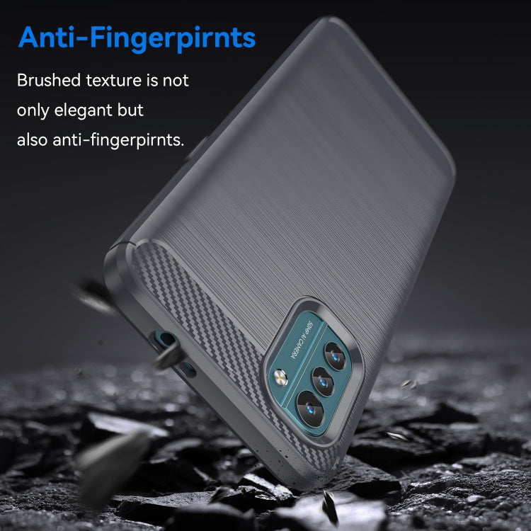For Nokia G11 Brushed Texture Carbon Fiber TPU Phone Case