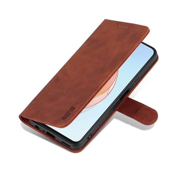 For Honor X40i AZNS Skin Feel Calf Texture Flip Leather Phone Case