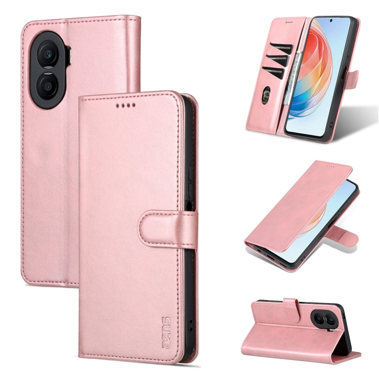For Honor X40i AZNS Skin Feel Calf Texture Flip Leather Phone Case