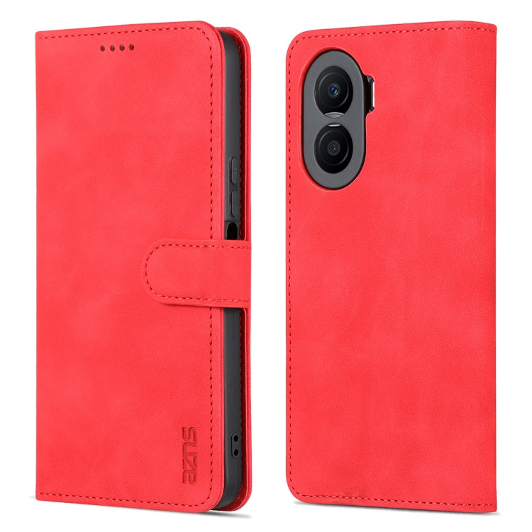For Honor X40i AZNS Skin Feel Calf Texture Flip Leather Phone Case
