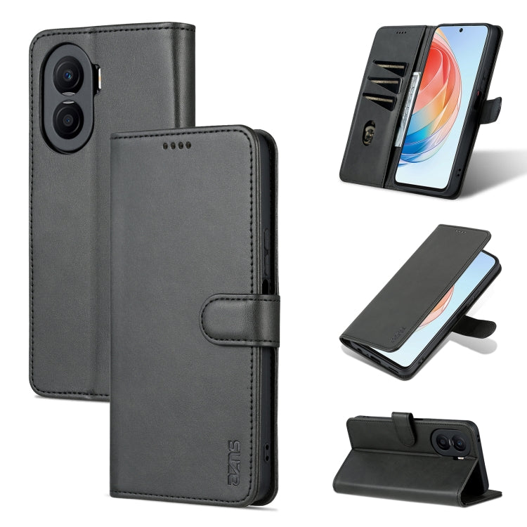 For Honor X40i AZNS Skin Feel Calf Texture Flip Leather Phone Case